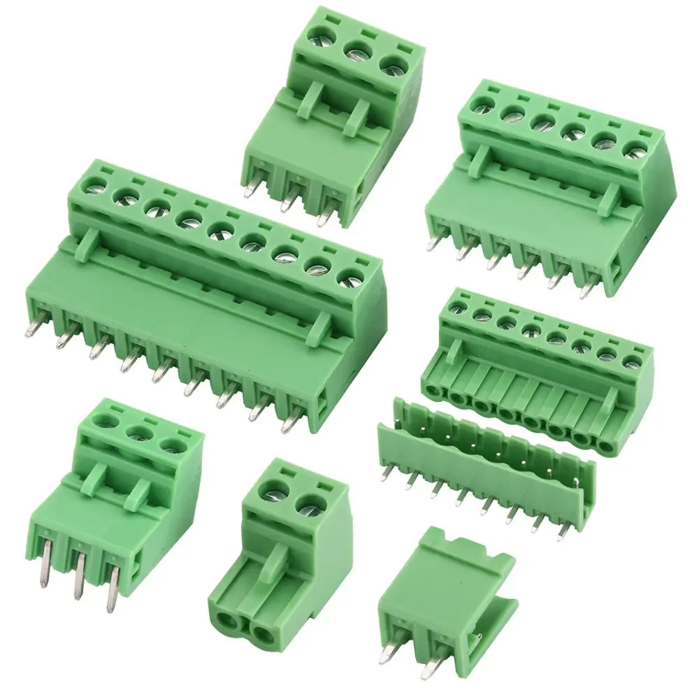 15EDG KF2EDG 2.54mm 3.5mm 3.81mm 5.08mm PCB Screw Terminal Block 2 3 4 5-16Pin Male Plug Female Socket Pin Header Wire Connector