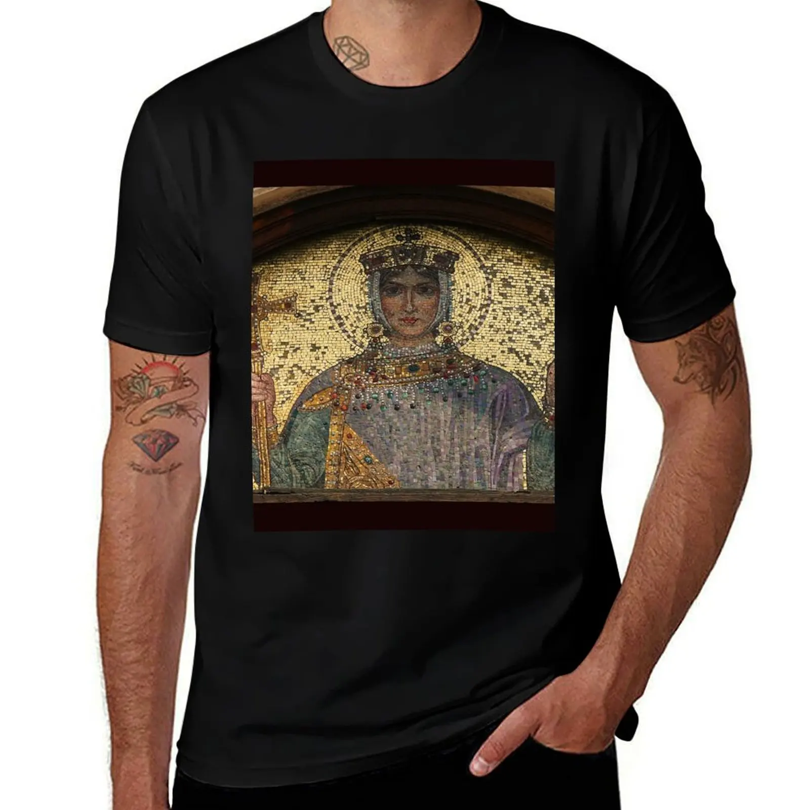 Saint Eudoxia - Cathedral Alexander Nevtsky T-Shirt Work Wear Short Sleeve T-Shirt