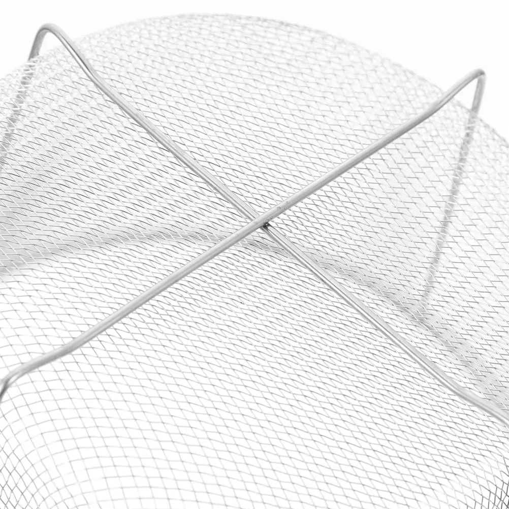 

2pcs Stainless Steel Frying Basket With Long Handle Deep Fry Basket For Chicken Wings French Fries Chips Oil Drainage Filter