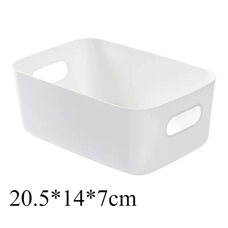 Stackable Storage Box,Rectangular Plastic Organizer Containers,Durable, Reusable,for Kitchen,Bathroom,Dorm Essentials image 6