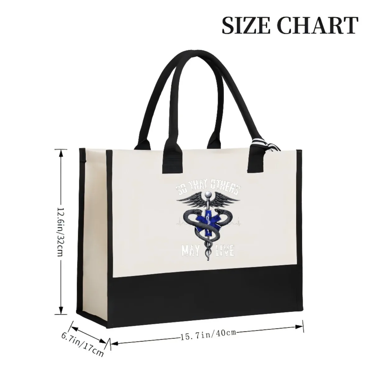 لذلك قد يعيش الآخرون 2026 وصول جديد موضة عملية واسعة قابلة لإعادة الاستخدام حمل حقيبة نمط طباعة 2 لهجة الثقيلة كبيرة شو #3