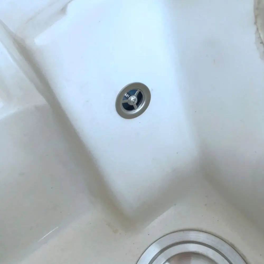 Replacement Overflow Fitting For Kitchen Sink Stainless Steel Round Connector Compatible With Quartz Basin And Laundry Tub Drain