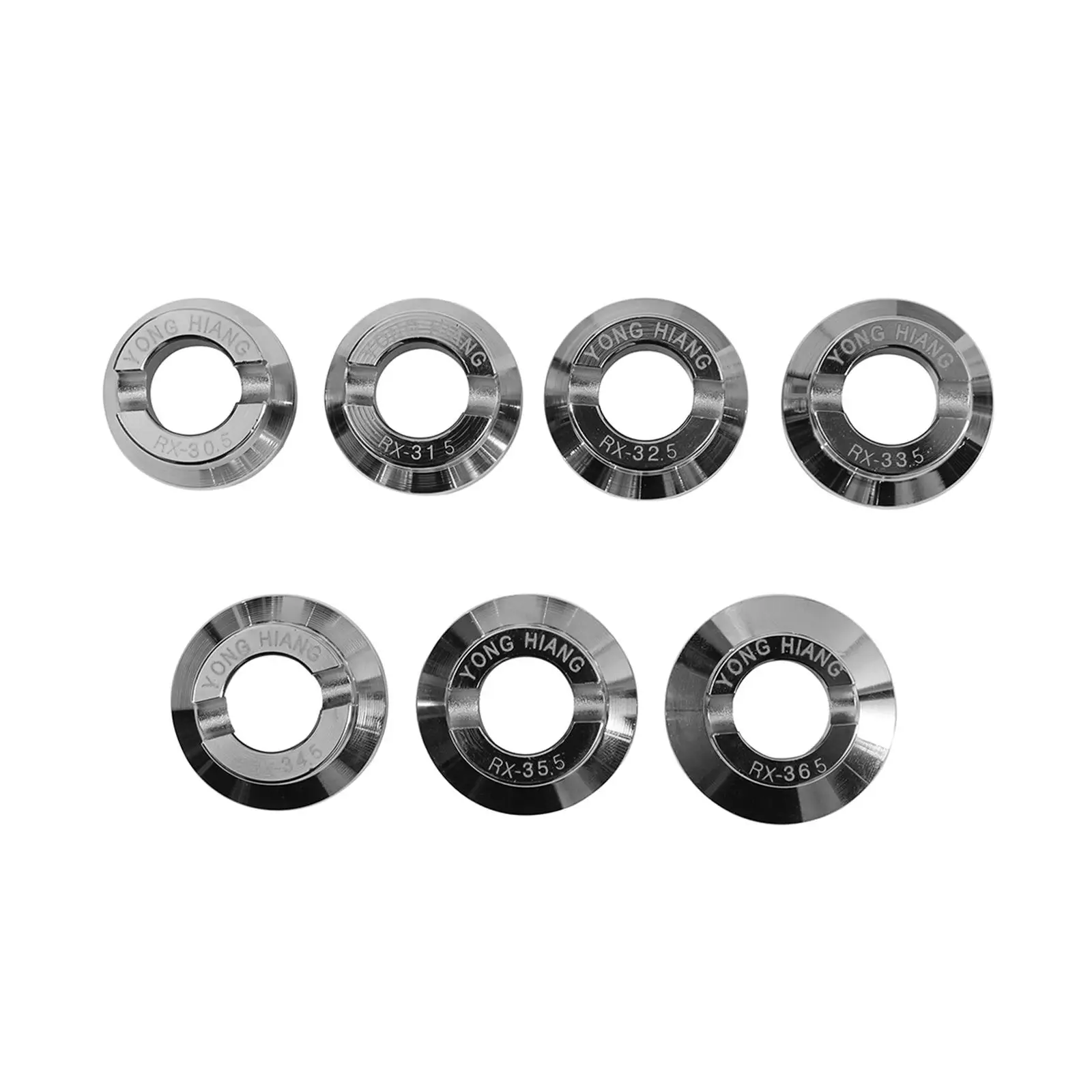 Stainless Steel Watch Case Opener Handle 7 Interchangeable Collets Watch Back Cover Remover Tool for Professional Watchmaker Kit
