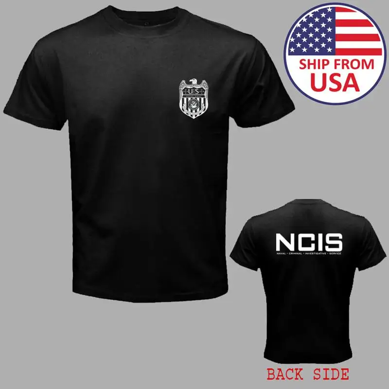 Ncis Naval Criminal Investigative Service Men'S Black Size S 5Xl T shirt