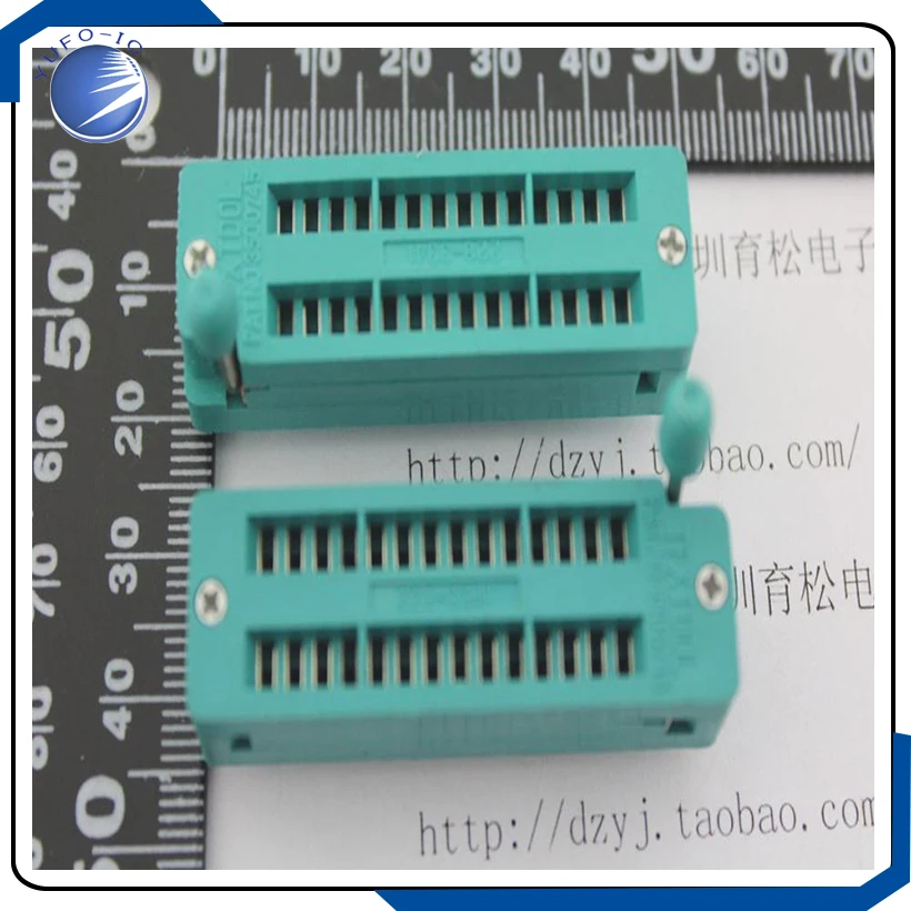 2PCS/LOT Narrow body IC locking seat 28P seat chip base socket 28PIN