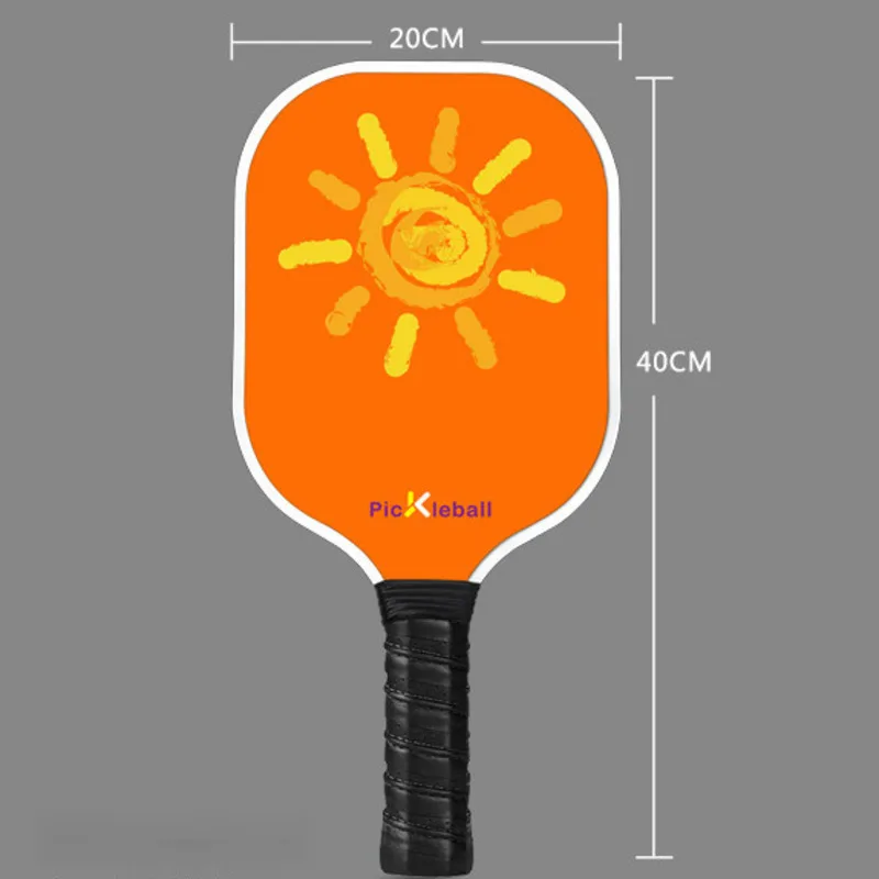 One Pickleball Paddle Carbon Fiber  Thickened Board Racket, Indoor and Outdoor Competitive Fiberglass Pickle Ball Single Racket