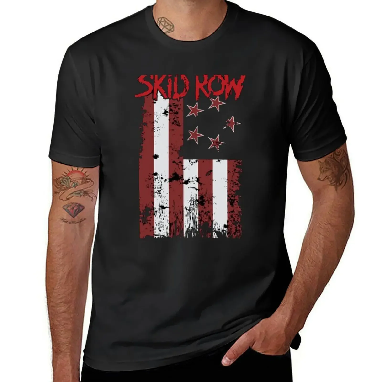 

skid row punk rock musicskid row clothing accessories ome and living T-Shirt tees graphic t shirt vintage workout shirts for men