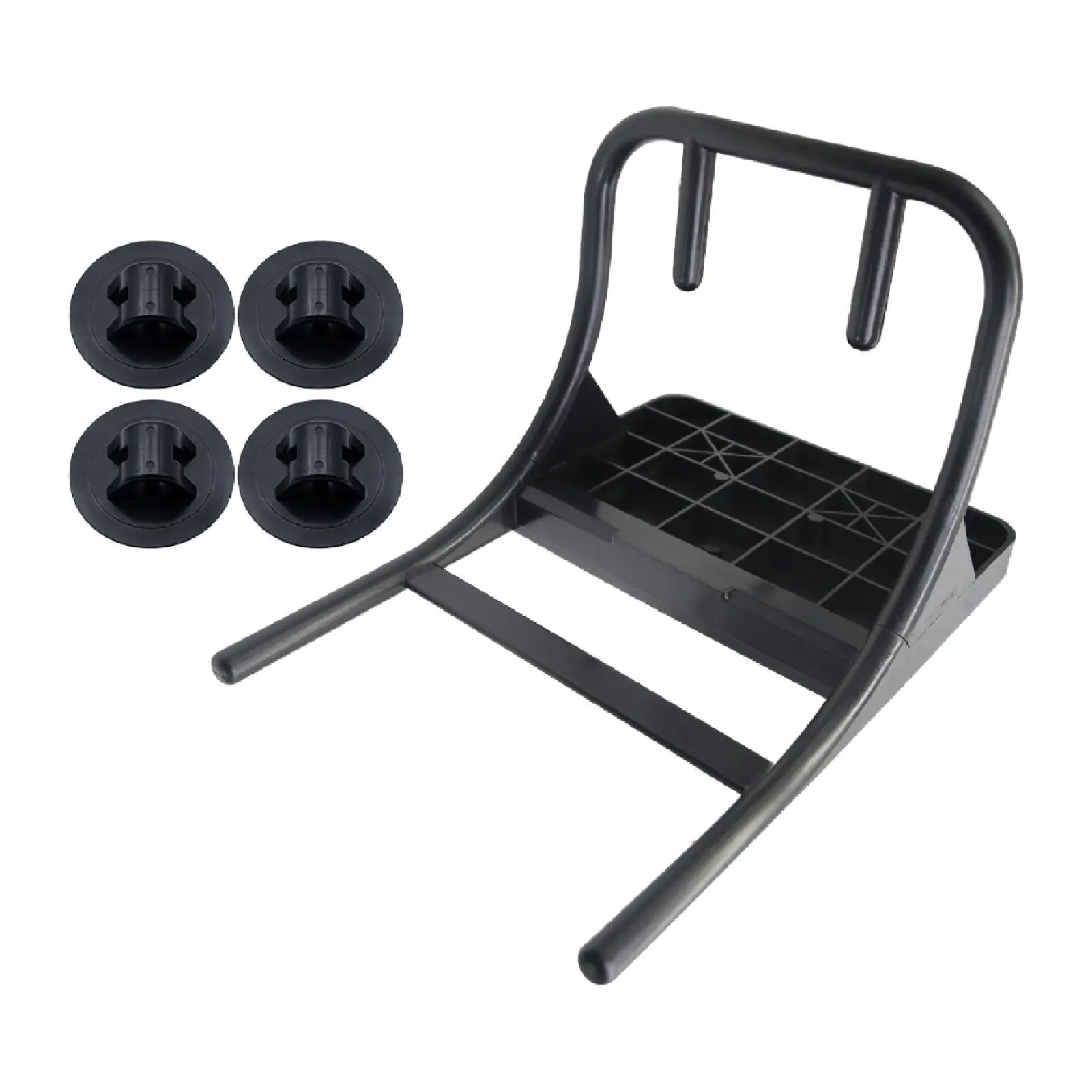 ボートモーターマウントブラケットセット安定したマリンヘビーデューティ簡単な取り付けホルダープロフェッショナル高信頼性フィッシングカヤック