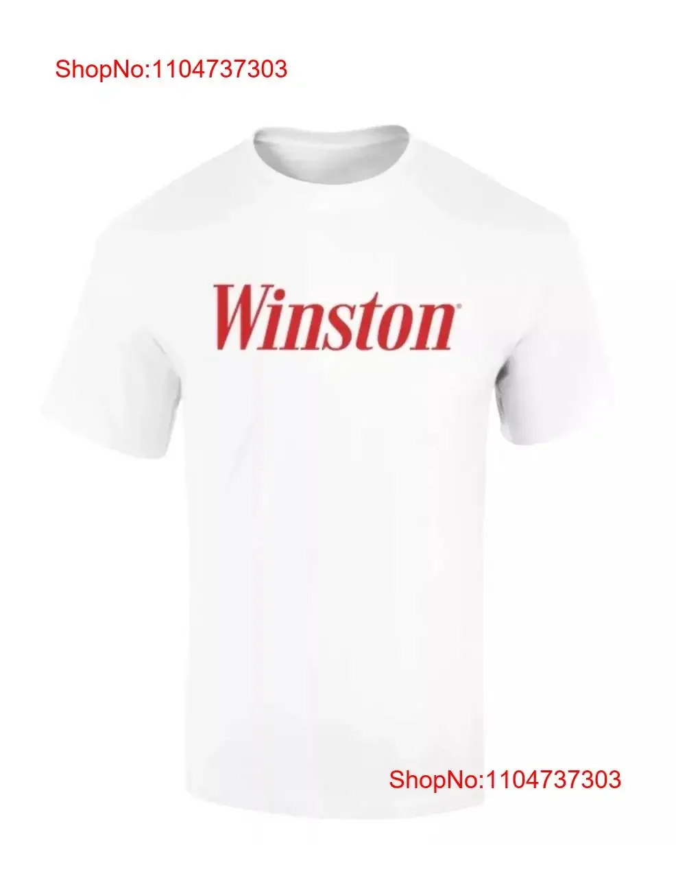 ونستون السجائر عبادة الكلاسيكية الإعلان الرجعية التبغ تي شيرت S M L XL 2 3 4XL خمر غسلها ملابس الشارع الشهير غير رسمية الموضة #1