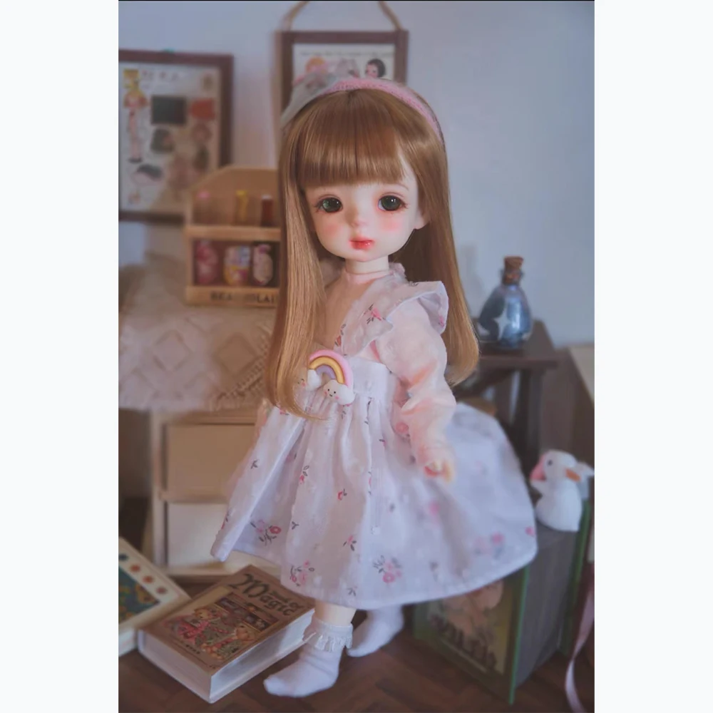 GaoshunBJD 1/6 Con Búp Bê Nụ Cười Soo Mia Flynn YOSD Nhựa Khuôn Cơ Thể Dada Cho Cô Gái Chàng Trai Tự Làm Thời Trang Ngọt Ngào Dễ Thương Sinh Nhật quà Tặng