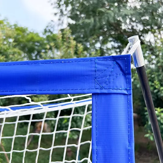 Hochwertiges, individuelles, tragbares, faltbares Fußballtor-Set, langlebiges Fußballnetz und Torpfosten für den Trainingsgebrauch