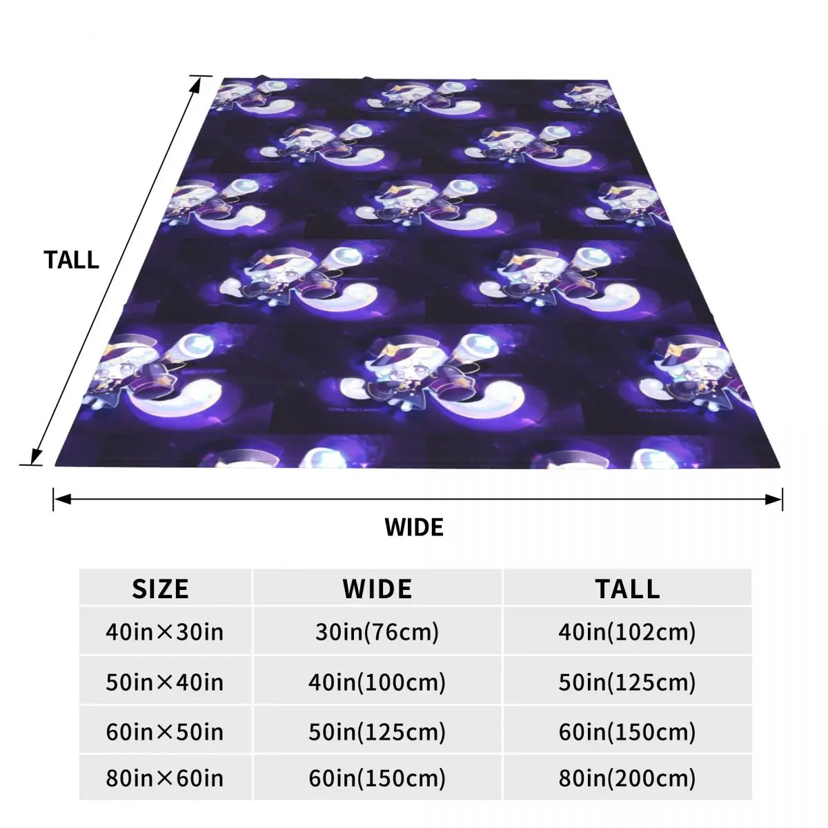 Milky Way Cookie Run Kingdom Game Blanket Flannel Sofa Throw Blanket Super Soft for Couch Bedding Throws Bedspread Quilt