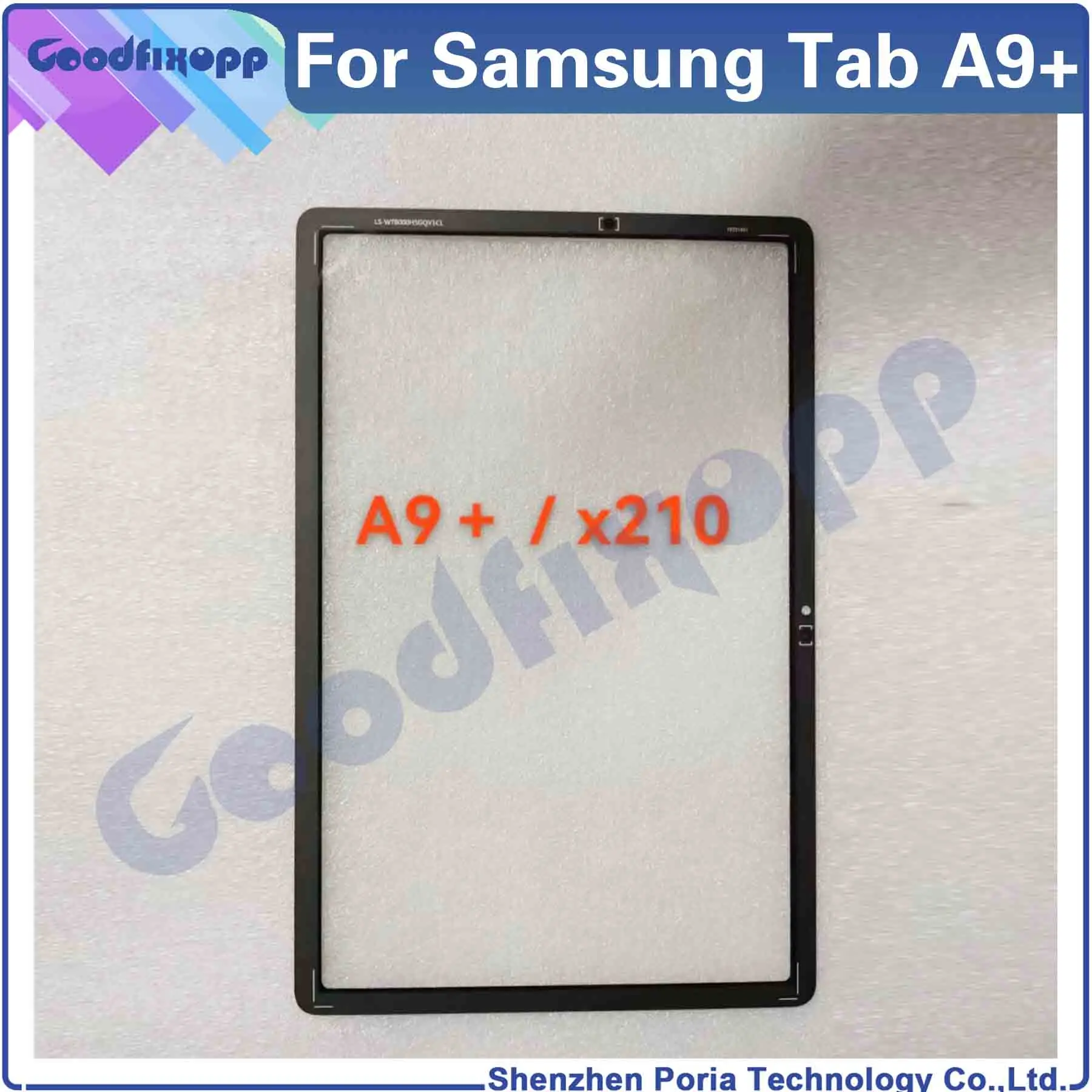 100% Test For Samsung Galaxy Tab A9+ SM-X210 SM-X215 SM-X216B X210 X215 X216B Screen Glass Repair Parts Replacement