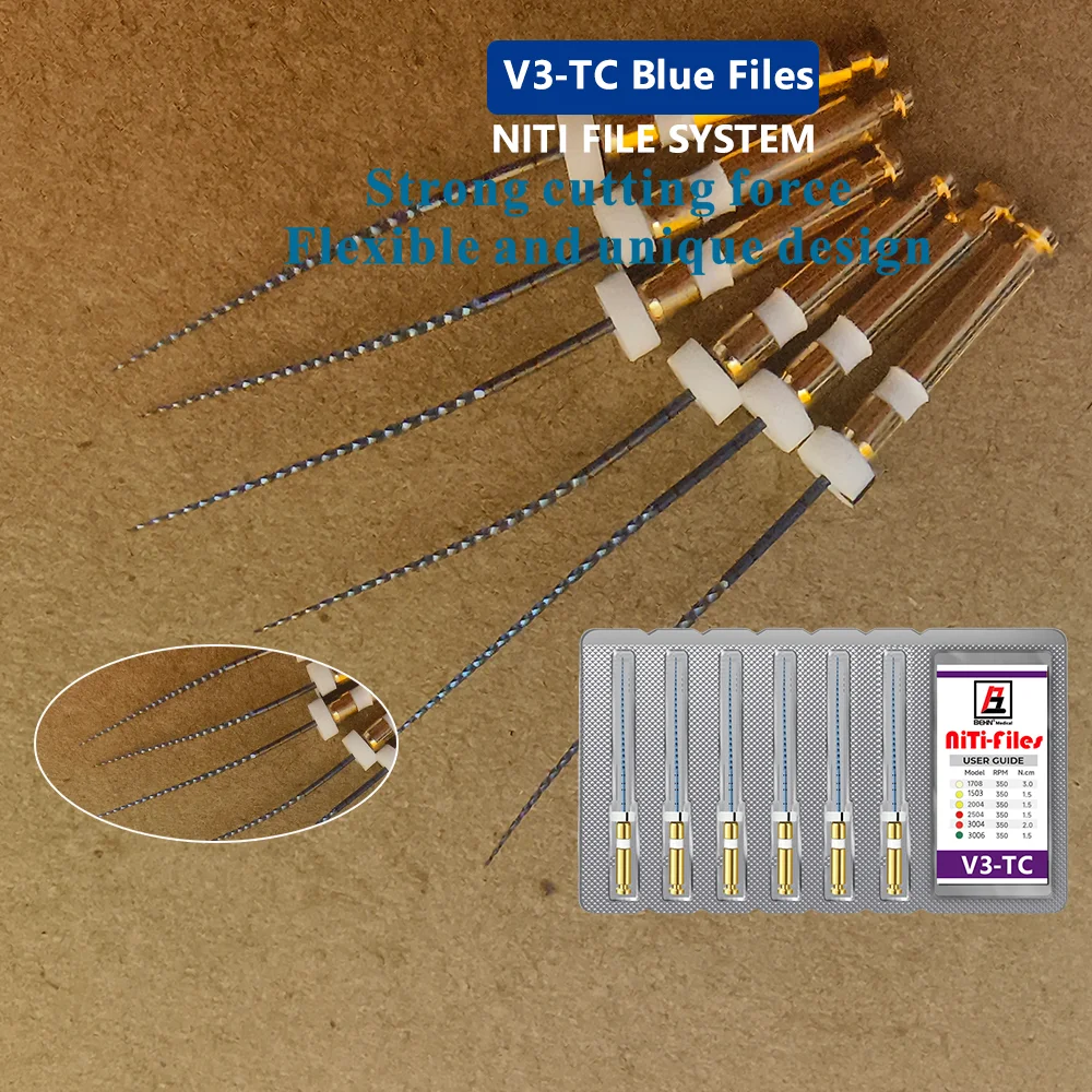 5 Boxes Dental Reciprocating Blue Endodontic Files Niti Rotary Root Canal Heat Activated Engine Use 25mm Needle Clinic Tools - Image 5