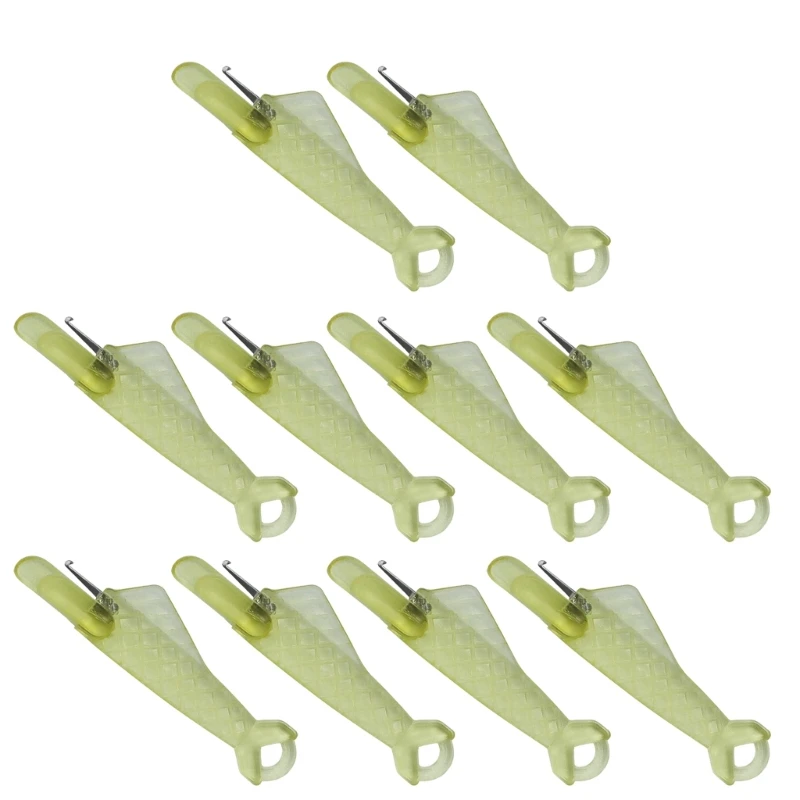 10 Pcs Sewing Machine Needle Threader Fish Type Quick Sewing Threader Embroidery Automatic Sewing Needle Threader A0KF