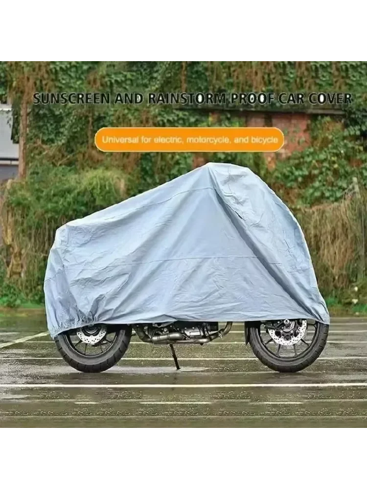 AliExpress NONE Universal Motorcycle Cover Rainproof Sunshade Dustproof Motorcycle Clothes PEVA Single-layer Bicycle Electric Car Cover Tools
