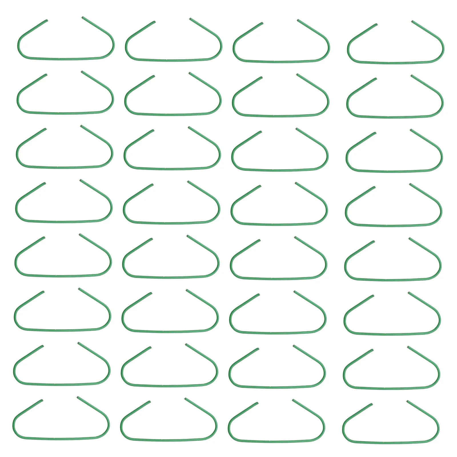 

200Pcs Green Metal Christmas Tree Hooks Punch-Free C-Shaped Hanging Hooks Multi-Functional Xmas Decor Metal Hangers