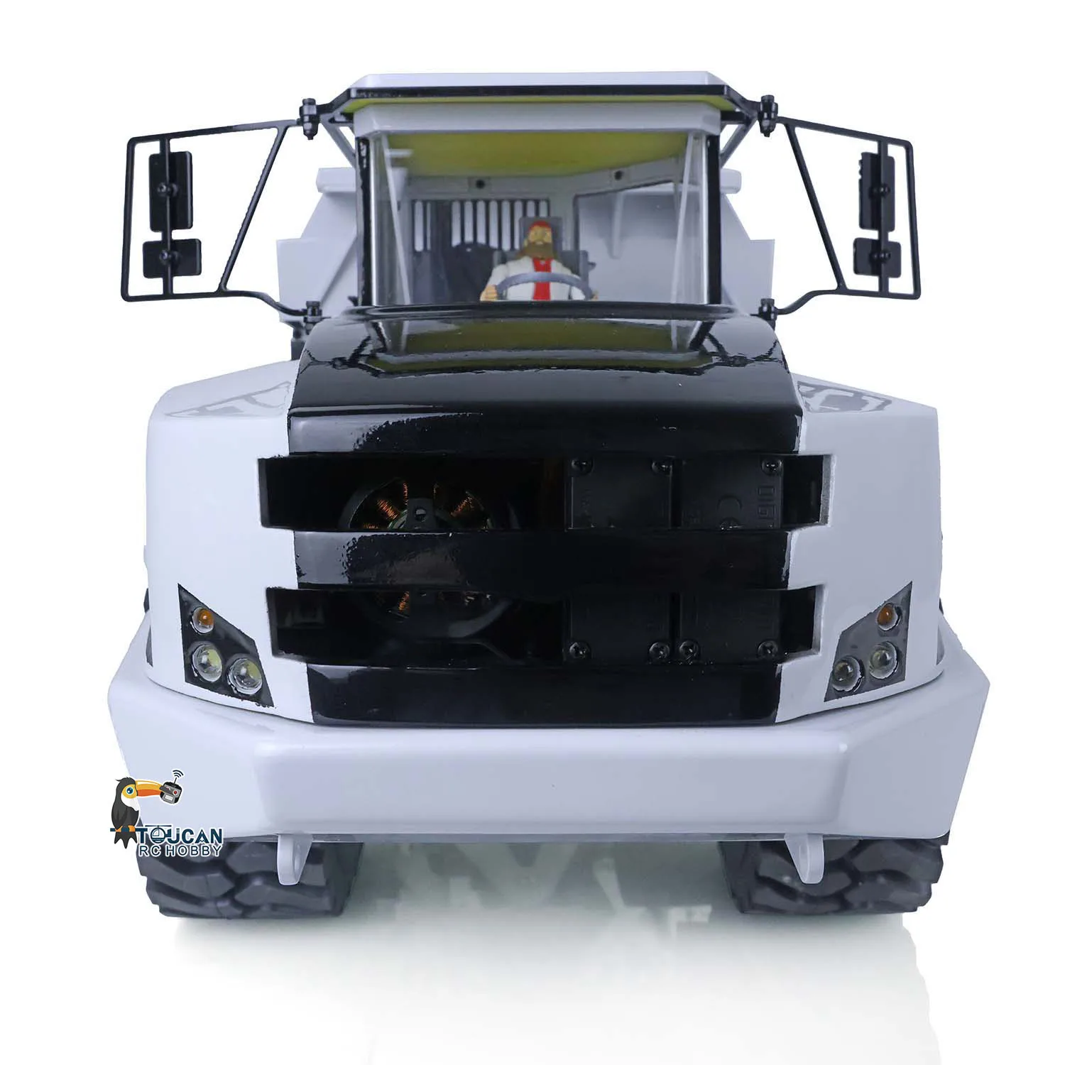 In Stock XDRC A40G 1/14 RC Metal Hydraulic Articulated Truck 6*6 Engineering Dumper Light Sound Remote Control Toy THZH1289