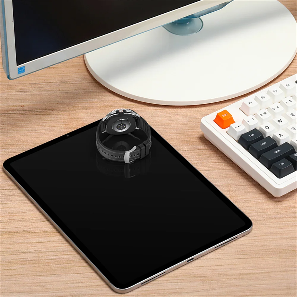 삼성 워치8 교체 액세서리용 에코 실리콘 가죽 느낌 시계줄