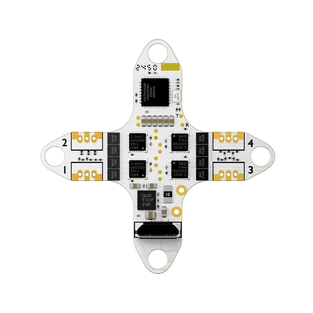 Flywoo GOKU F405 HD AIO FC: 1S 5A、2.6g 超軽量、マイクロ HD FPV ドローン用高出力 F405 チップ