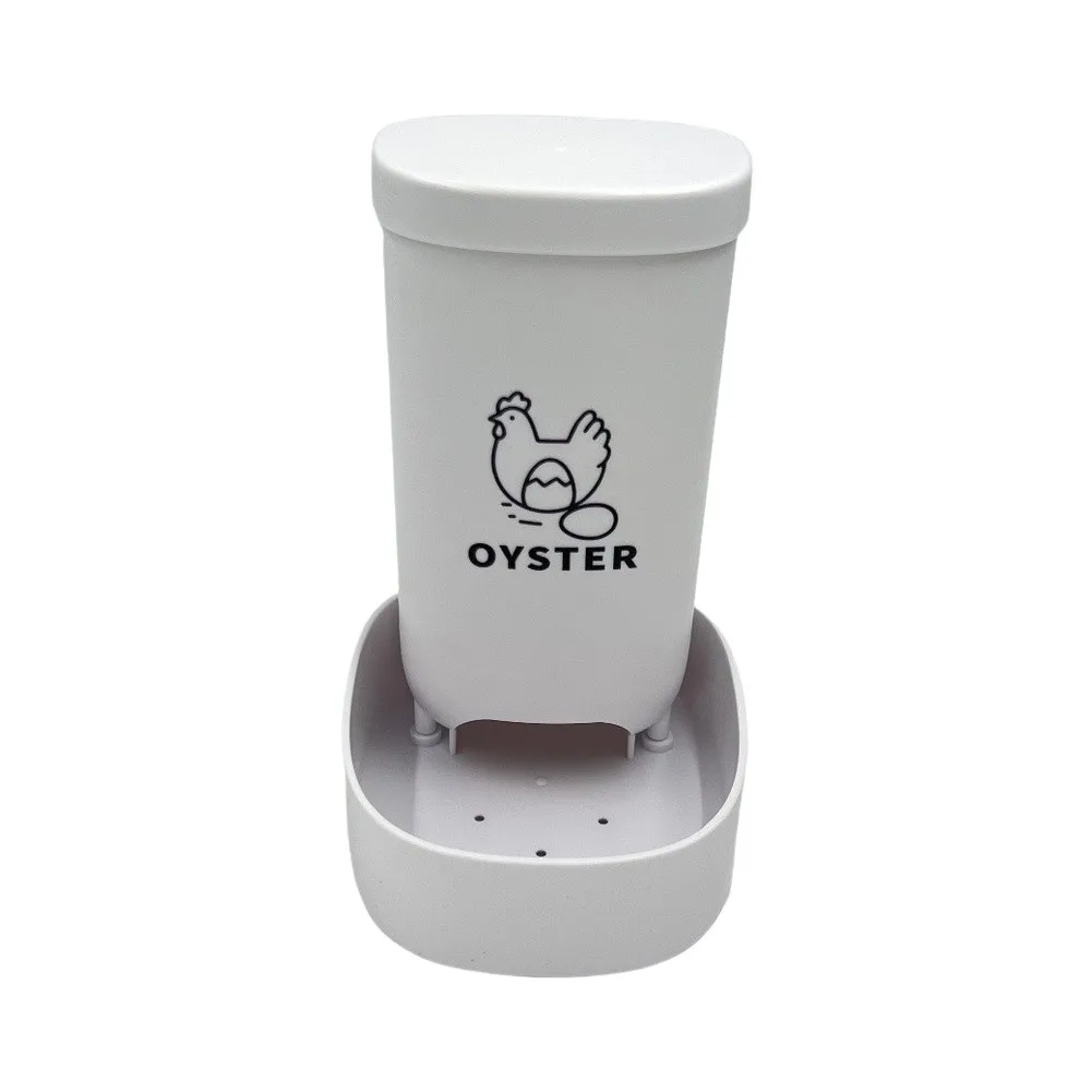 Space-Efficient Hanging Feeder for Chickens Ducks Geese That Hangs from Fences or Ceilings Reducing Floor Clutter in Sheds