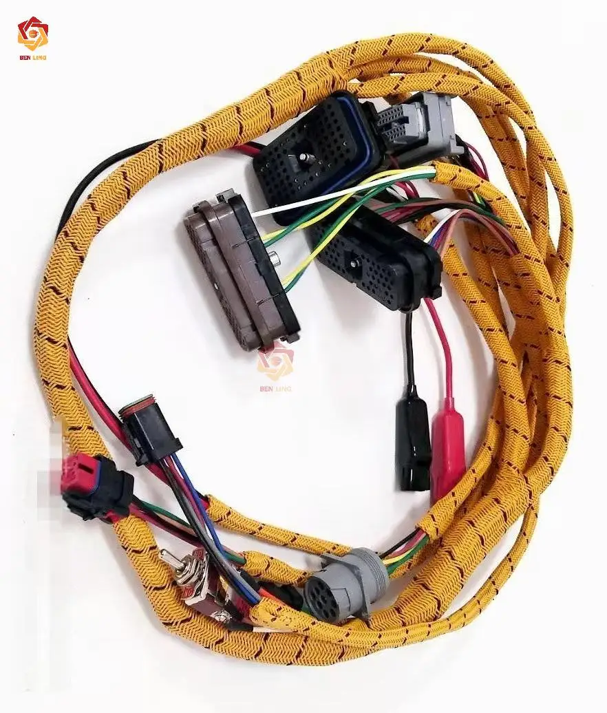 

C4.2 C4.4 C6.4 C7.1 C9 C13 C15 C18 Engine Test Wiring Harness 320C 320D Repair Start Check Wiring Harness For CATERPILLAR