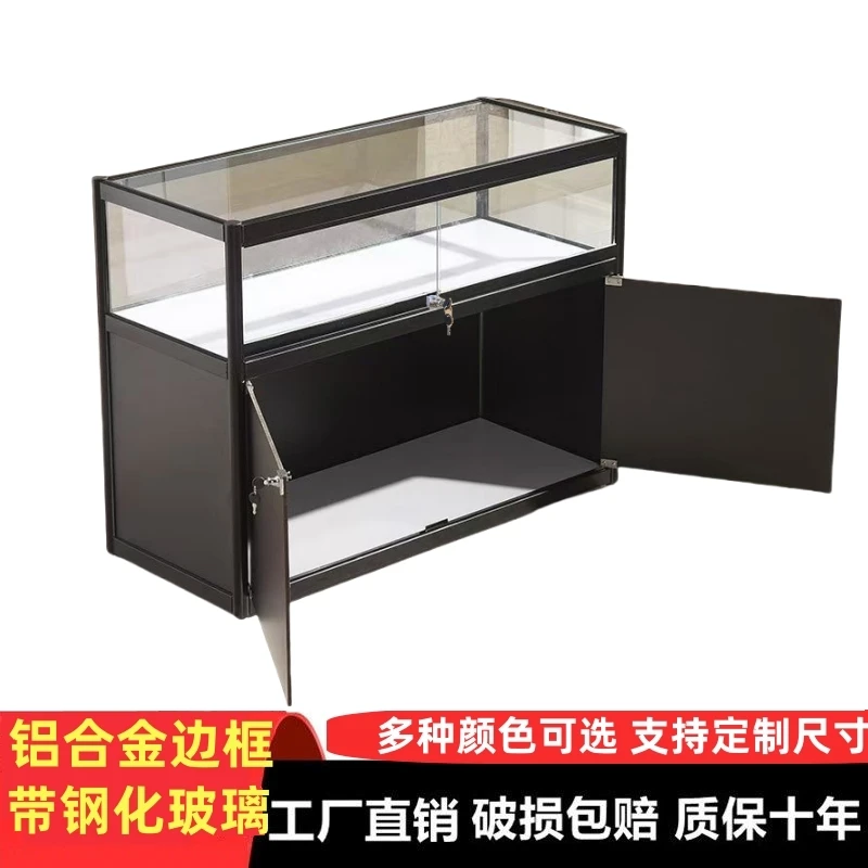 

Shopping Mall Jewelry Counter Jewelry Glass Showcase Display Cabinet Jewelry Counter Mobile Phone Cabinet Boutique Cabinet Shelf