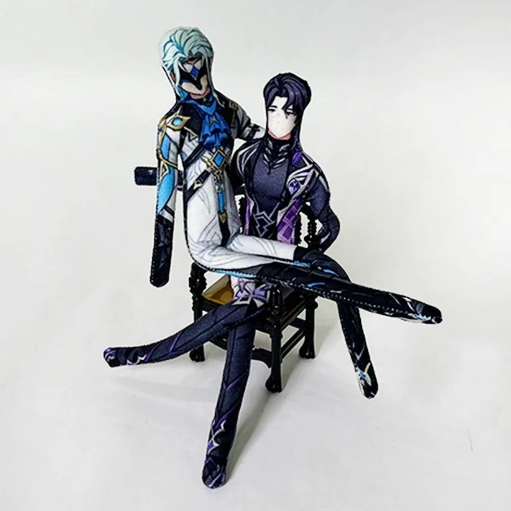 Game Genshin Impact The Doctor Il Dottore Pantalone Regrator Lohen​ Cosplay Doll Plush Stuffed Dolls Abstract Twistable Props view 6