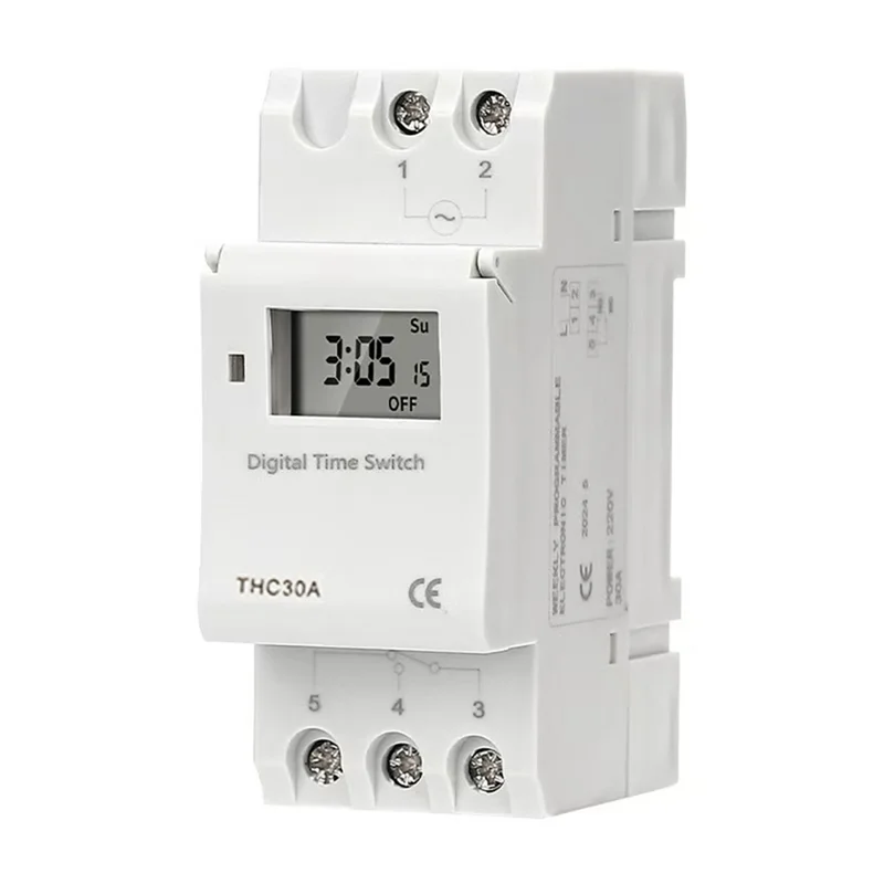 A37T-Programmable Din Rail Relay Digital TIME SWITCH Relay Foradvertising Sign Lights Forbroadcasting Andtelevision Equipment