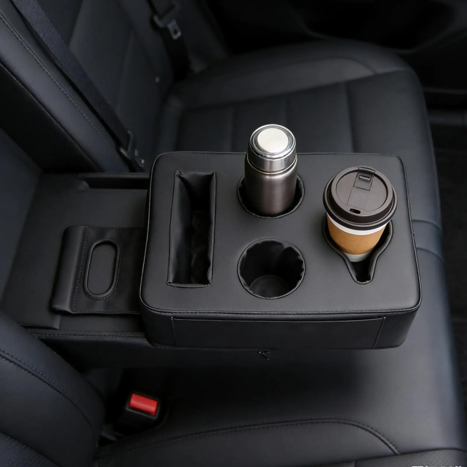 Back Seat Cup Holders for Cars Backseat Storage Organizer Bottle Holder for Sporting Event Camping Fishing Long Road Trip Daily