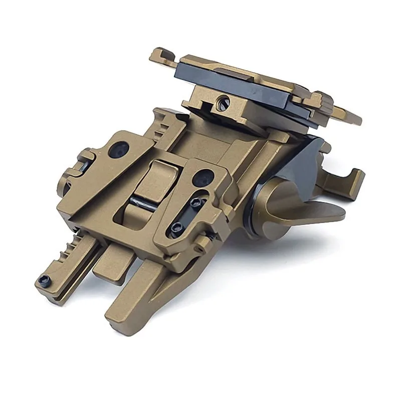 Tactical Helmet Mount Adapter Perfect Fit Bracket Compatible with Cadex Series Helmets Multi-position Stable Locking Accessory