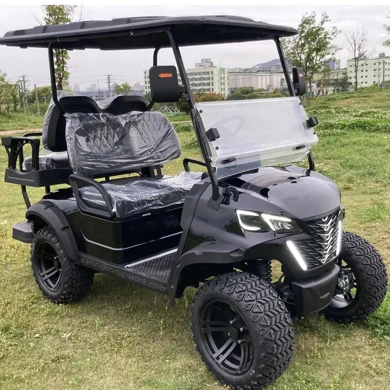 Chinese New Design 48V 4 Wheel 4 Seats Golf Carts Electric Golf Kart Off Road Hunting Buggy Golf Cart Electric