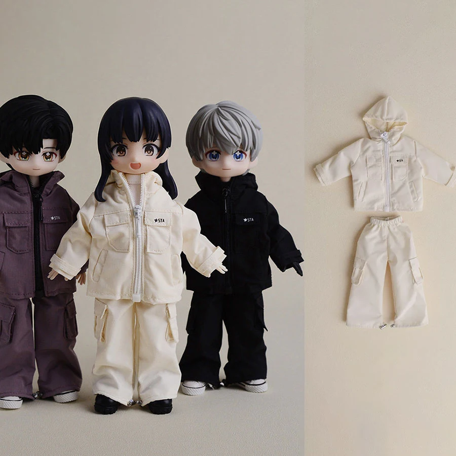 

1/12 Scale Action Figures Snow Clothes Set Skiwear Ski Jacket Pants Model for 6''Figures DIY Accessories