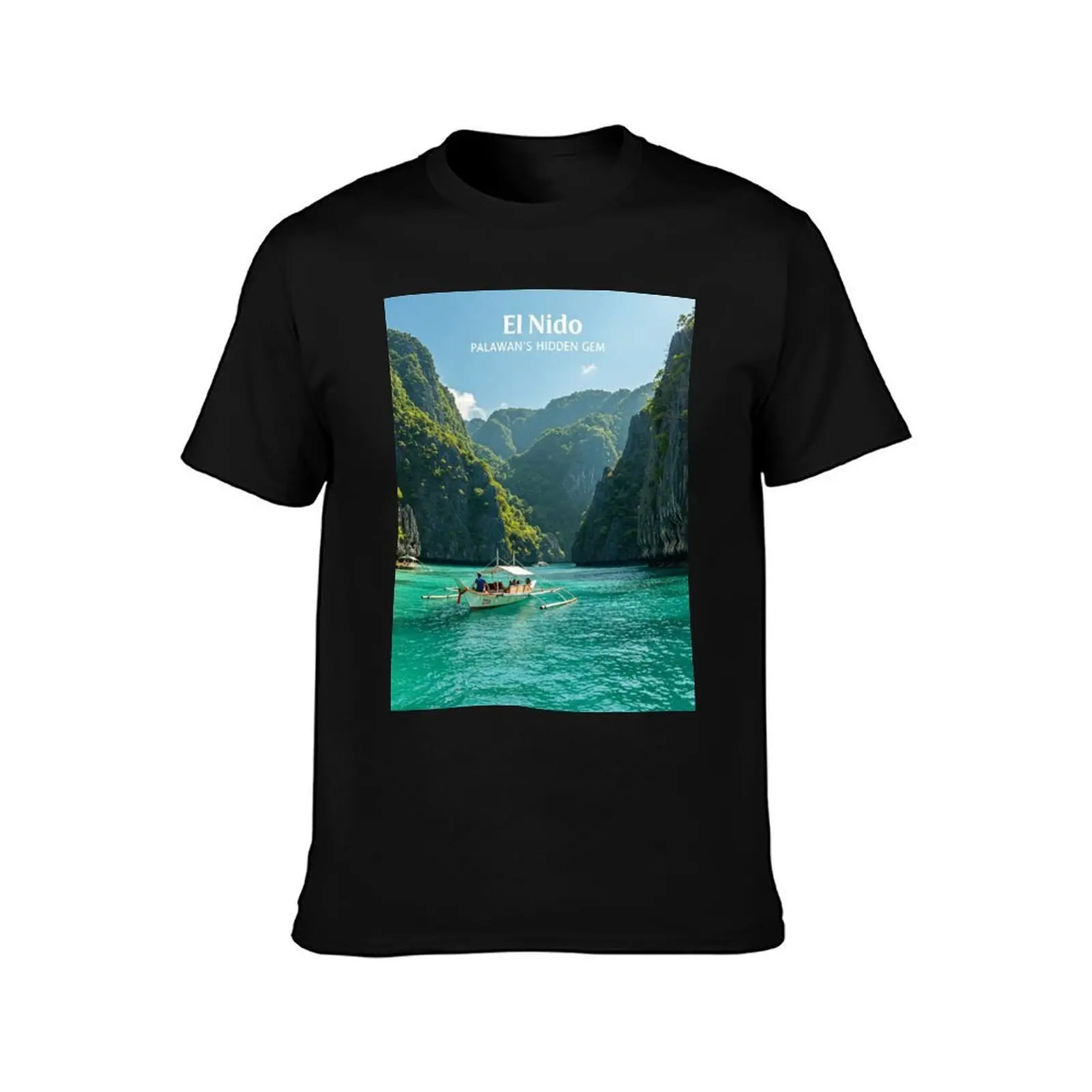 El Nido: Palawan's hidden gem T-Shirt Large Size Short Sleeve T-Shirt