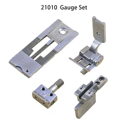 21010-R Gauge Set For Brassiere Tape Attaching Double Needle Industrial Sewing Machine Gauge Set Fit Brother LT2-B842 JUKI 515