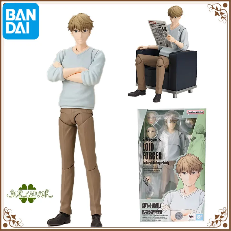 

BANDAI Original SHF SPYXFAMILY LOID FORGER Anime Figure Action Figure Toys For Boys /Girls /Kids /Christmas Gift