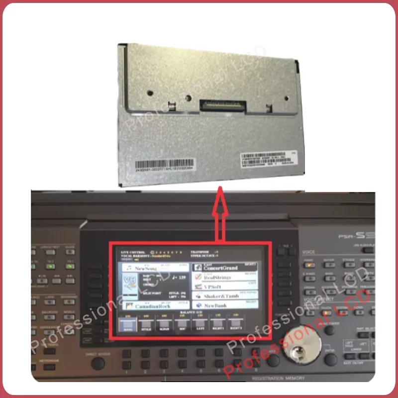 

7-дюймовый ЖК-экран для PSR-S970, PSR-S775, PSR-S770, PSR-S975, модули матричных ЖК-дисплеев