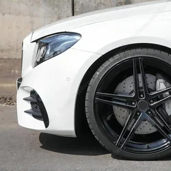 For Mercedes Benz E Class W213 C238 S213 Pre-Facelift AMG 2016-2020  Front Bumper Body Side Spoiler Air Vent Cover Trim Tuning