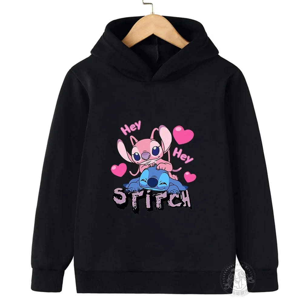 Spring and autumn cartoon fleece hooded sweaters for boys and girls, hoodies for sports and leisure sweaters