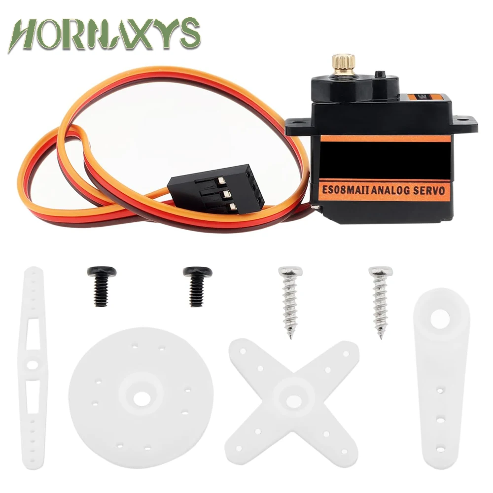 Emax es08ma es08maii 12g Mini Metall getriebe analoges Servo für RC Hobbys Auto Boot Hubschrauber Flugzeug RC Roboter