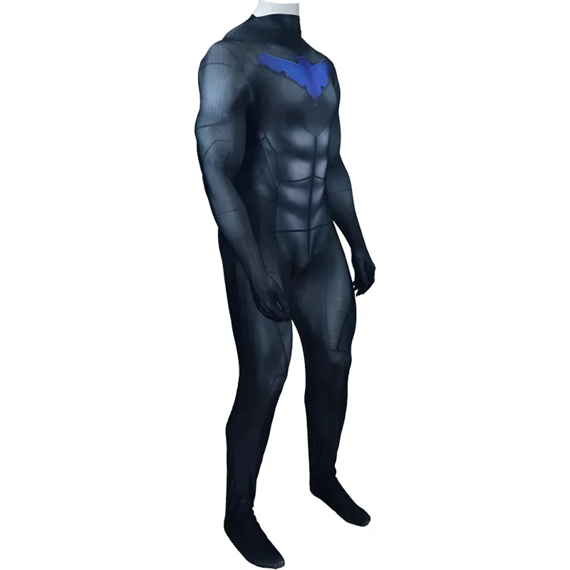 Disfraz de Cosplay de ala de noche para hombre y niño, traje Zentai de Anime cómico de superhéroe, fiesta de Carnaval y Halloween