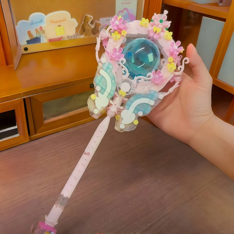 

Magic Wand Building Blocks Secret Realm Flower Language Flower Sea Star Series Assembling Toys Model Ornaments Collection Gifts