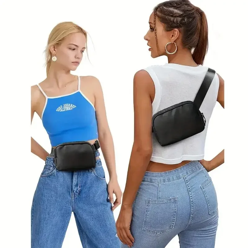 Men's chest bag, mobile phone bag, small shoulder bag, suitable for outdoor exercise, running view 5