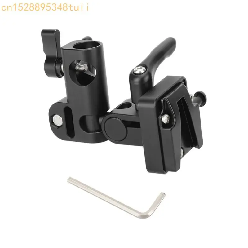 

Y4QF Multifunction V Lock to C Clamp Adapter for Secure Mounting on Light Stands