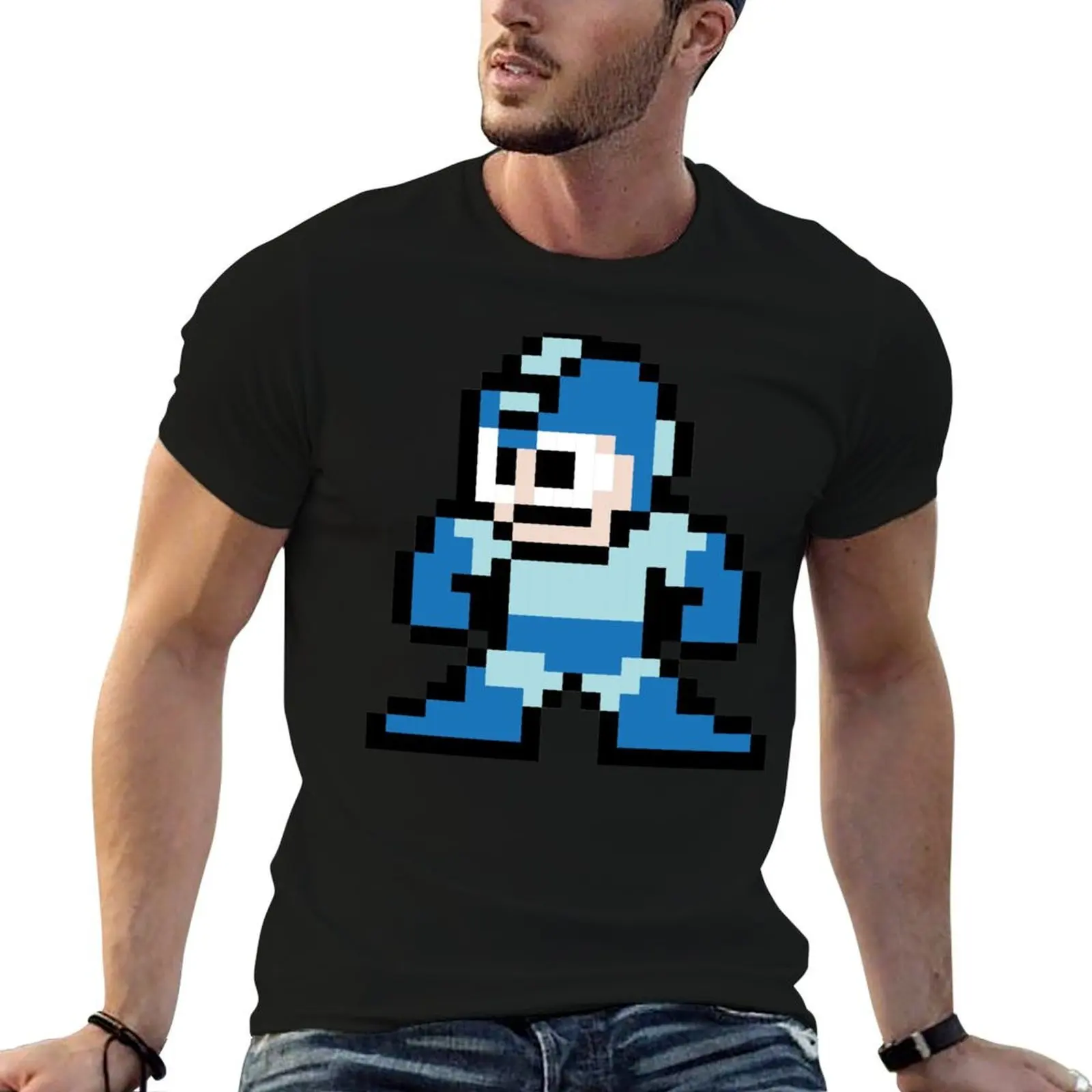 

Megaman 8bits T-Shirt t shirts for man cotton funny t shirt man designer T-Shirt