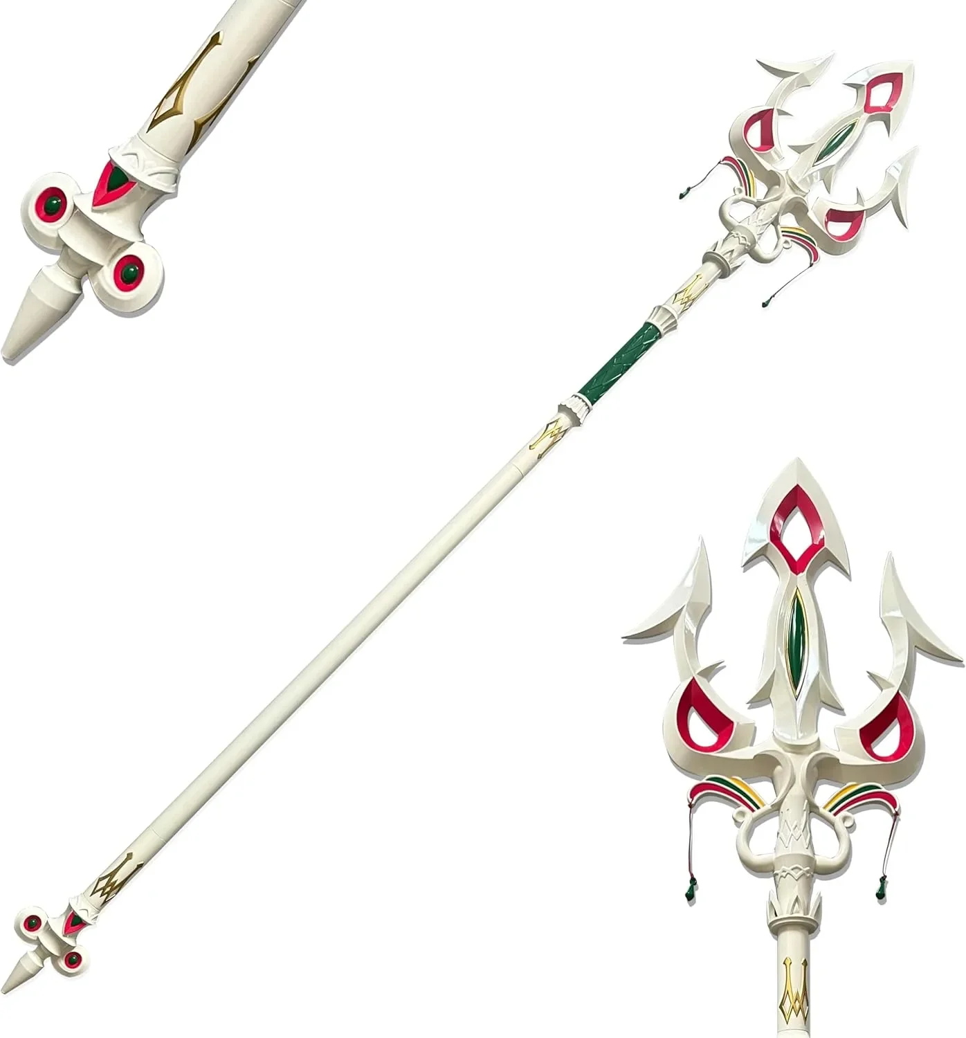 

Carbon Steel Link Master Swords Real Metal Game Peripheral Light Scale Trident Sword for Collection and Cosplay gifts