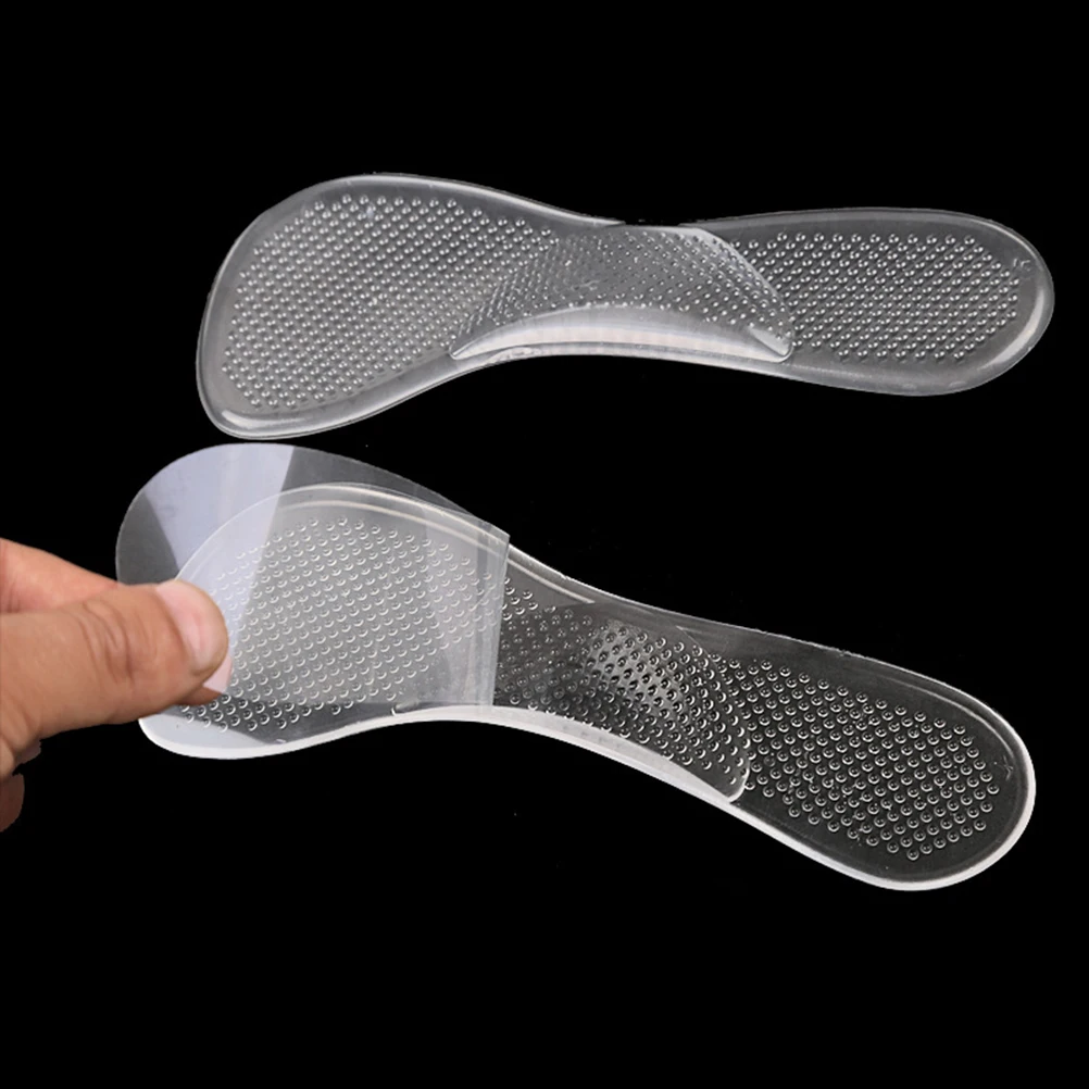 

Silicone Insole Heel Pad Foot Pads Height Increasing Insoles Shoe Gel Orthopedic Exfoliating for Feet