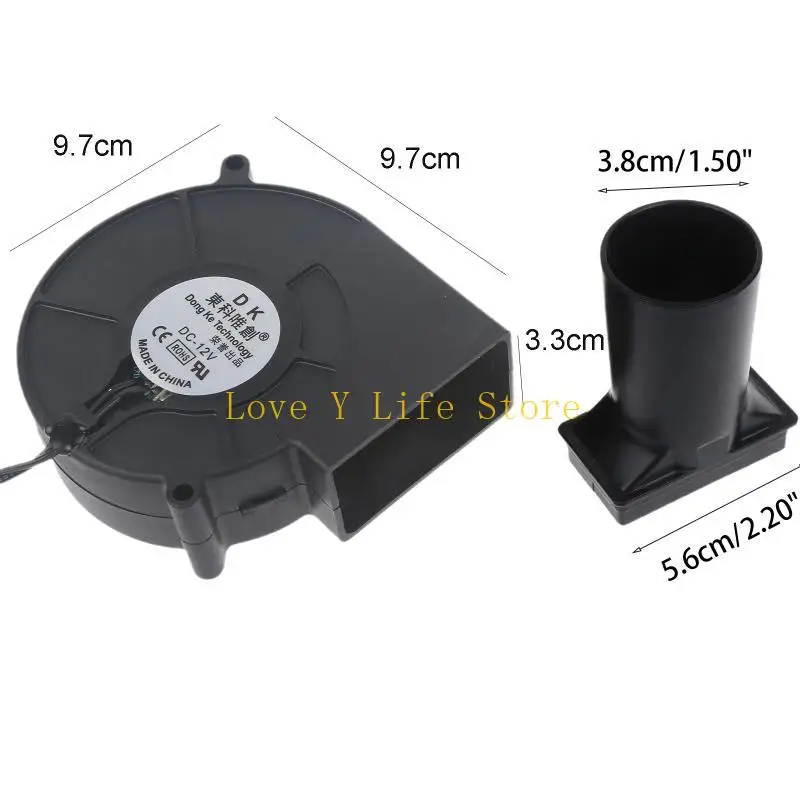 L74C 110V 220V AC ACTENTE VENTO 9733 con controller a velocità variabile per Grill