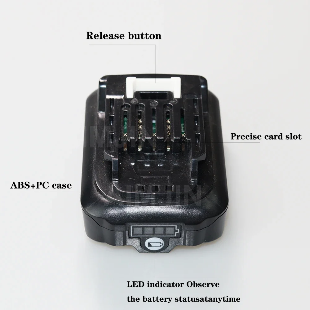 BL1021B BL1020 12V 10.8V 5000mAh Li-ion Power Tools Rechargeable Battery for Makita BL1016 BL1015 BL104 DF331D