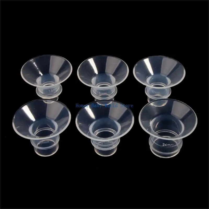 حشوات شفة من السيليكون B2QD لمضخة الثدي الكهربائية ودرع ضيق